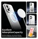 Honor 400 Hoesje MagSafe Backcover Semi-Transparant & Wit afbeelding 4
