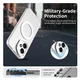 Honor 400 Hoesje MagSafe Backcover Semi-Transparant & Wit afbeelding 8