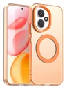 Honor 400 Hoesje MagSafe Backcover Semi-Transparant & Oranje