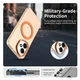 Honor 400 Hoesje MagSafe Backcover Semi-Transparant & Oranje afbeelding 8