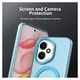 Honor 400 Hoesje MagSafe Backcover Semi-Transparant & Blauw afbeelding 8