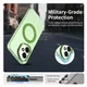 Honor 400 Hoesje MagSafe Backcover Semi-Transparant & Groen afbeelding 6