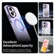 Honor 400 Hoesje MagSafe Backcover Semi-Transparant & Paars afbeelding 4