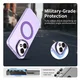 Honor 400 Hoesje MagSafe Backcover Semi-Transparant & Paars afbeelding 6