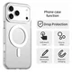 Apple iPhone 17 Pro Max Hoesje MagSafe Backcover Semi-Transparant & Wit afbeelding 2
