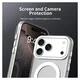Apple iPhone 17 Pro Max Hoesje MagSafe Backcover Semi-Transparant & Wit afbeelding 9