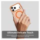 Apple iPhone 17 Pro Hoesje MagSafe Backcover Semi-Transparant & Oranje afbeelding 10
