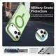 Apple iPhone 17 Pro Hoesje MagSafe Backcover Semi-Transparant & Groen afbeelding 8