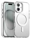 Apple iPhone 17 Hoesje MagSafe Backcover Semi-Transparant & Wit