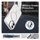 Apple iPhone 17 Hoesje MagSafe Backcover Semi-Transparant & Wit afbeelding 2