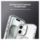 Apple iPhone 17 Hoesje MagSafe Backcover Semi-Transparant & Wit afbeelding 5