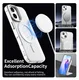 Apple iPhone 17 Hoesje MagSafe Backcover Semi-Transparant & Wit afbeelding 6
