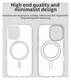 Apple iPhone 17 Hoesje MagSafe Backcover Semi-Transparant & Wit afbeelding 10