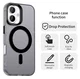 Apple iPhone 17 Hoesje MagSafe Backcover Semi-Transparant & Zwart afbeelding 8