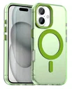 Apple iPhone 17 Hoesje MagSafe Backcover Semi-Transparant & Groen