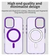 Apple iPhone 17 Hoesje MagSafe Backcover Semi-Transparant & Paars afbeelding 10