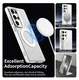 Samsung Galaxy S25 Ultra Hoesje MagSafe Backcover Semi-Transparant & Wit afbeelding 6