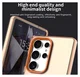 Samsung Galaxy S25 Ultra Hoesje MagSafe Backcover Semi-Transparant & Oranje afbeelding 8
