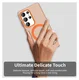 Samsung Galaxy S25 Ultra Hoesje MagSafe Backcover Semi-Transparant & Oranje afbeelding 9