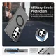 Samsung Galaxy S25 Ultra Hoesje MagSafe Backcover Semi-Transparant & Zwart afbeelding 2