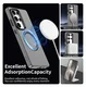Samsung Galaxy S25 Ultra Hoesje MagSafe Backcover Semi-Transparant & Zwart afbeelding 4