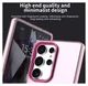 Samsung Galaxy S25 Ultra Hoesje MagSafe Backcover Semi-Transparant & Roze afbeelding 8