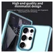 Samsung Galaxy S25 Ultra Hoesje MagSafe Backcover Semi-Transparant & Blauw afbeelding 8