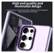 Samsung Galaxy S25 Ultra Hoesje MagSafe Backcover Semi-Transparant & Paars afbeelding 8