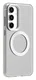 Samsung Galaxy S25 / S24 Hoesje MagSafe Backcover Semi-Transparant & Wit afbeelding 5