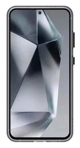 Samsung Galaxy S25 / S24 Hoesje MagSafe Backcover Semi-Transparant & Zwart afbeelding 4