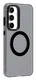 Samsung Galaxy S25 / S24 Hoesje MagSafe Backcover Semi-Transparant & Zwart afbeelding 5
