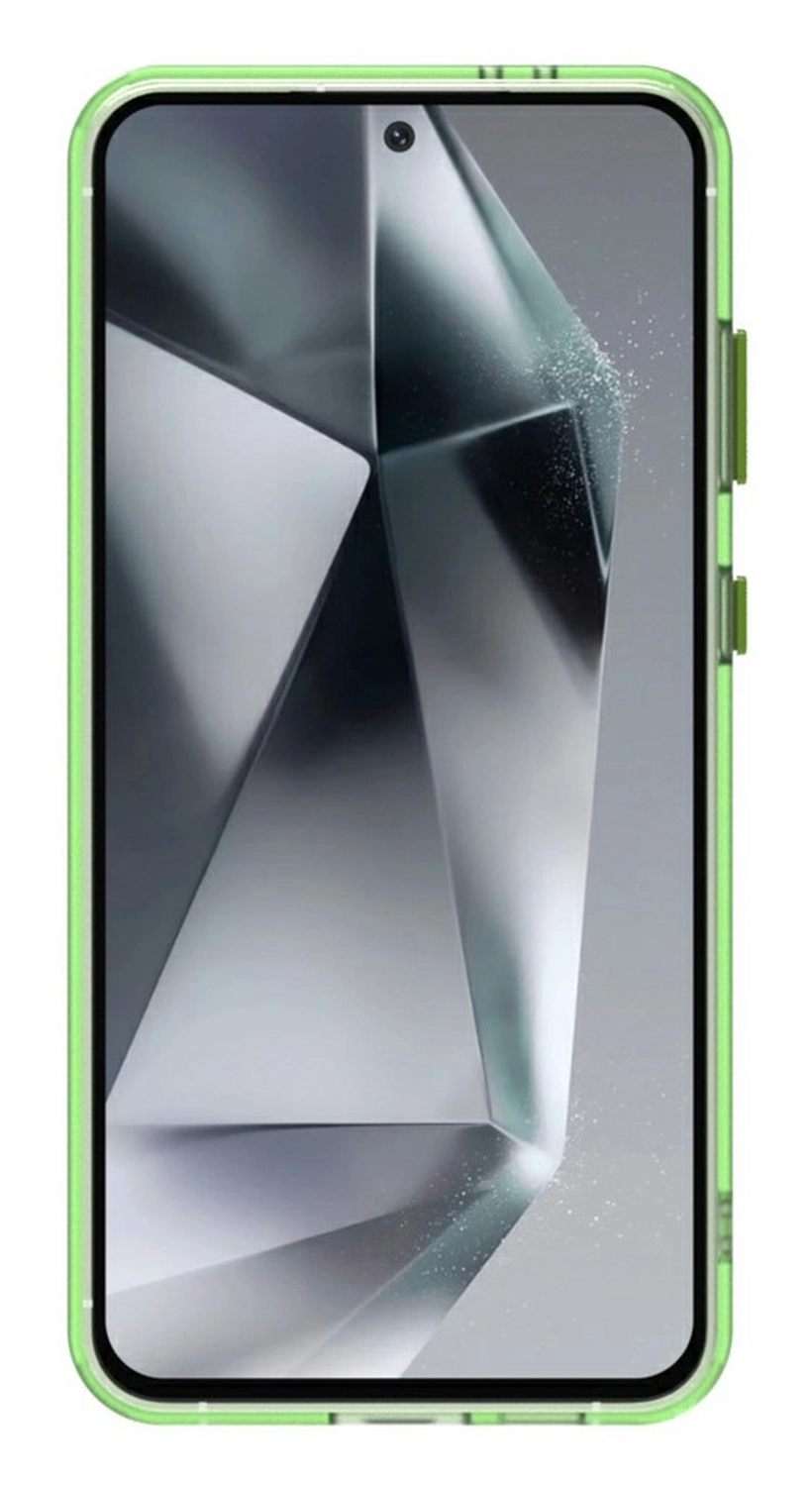 Samsung Galaxy S25 / S24 Hoesje MagSafe Backcover Semi-Transparant & Groen afbeelding 4