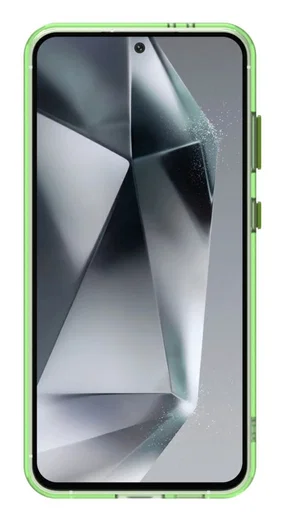 Samsung Galaxy S25 / S24 Hoesje MagSafe Backcover Semi-Transparant & Groen afbeelding 4