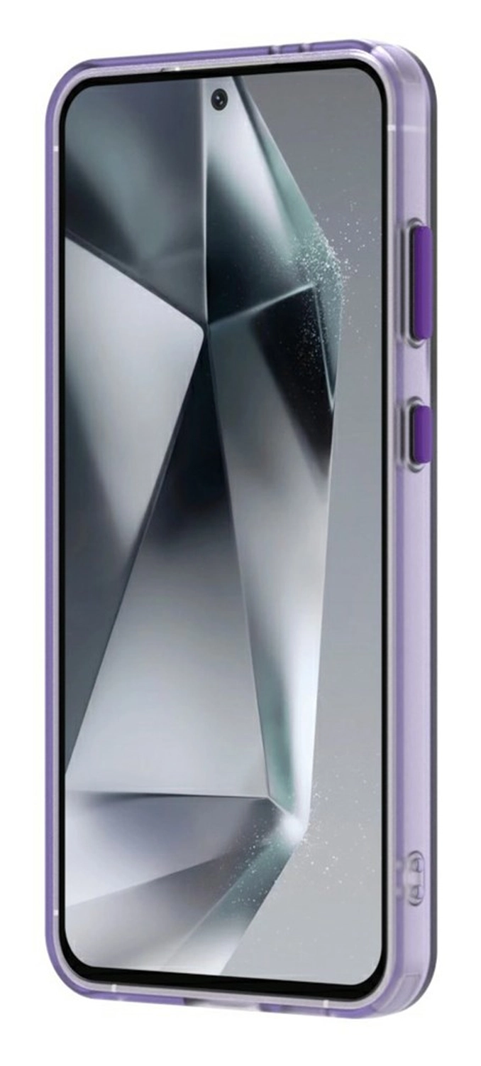 Samsung Galaxy S25 / S24 Hoesje MagSafe Backcover Semi-Transparant & Paars afbeelding 10