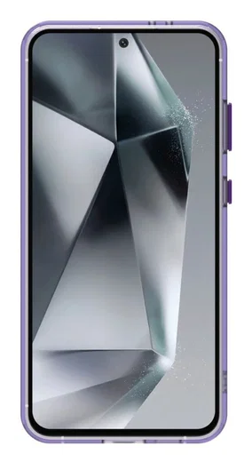 Samsung Galaxy S25 / S24 Hoesje MagSafe Backcover Semi-Transparant & Paars afbeelding 4
