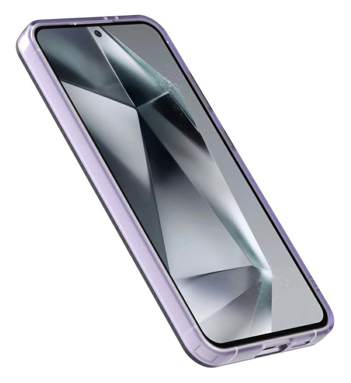 Samsung Galaxy S25 / S24 Hoesje MagSafe Backcover Semi-Transparant & Paars afbeelding 6