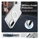 Samsung Galaxy A56 / A36 Hoesje MagSafe Backcover Semi-Transparant & Wit afbeelding 6