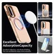 Samsung Galaxy A56 / A36 Hoesje MagSafe Backcover Semi-Transparant & Oranje afbeelding 6
