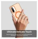 Samsung Galaxy A56 / A36 Hoesje MagSafe Backcover Semi-Transparant & Oranje afbeelding 9