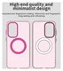 Samsung Galaxy A56 / A36 Hoesje MagSafe Backcover Semi-Transparant & Roze afbeelding 10