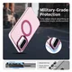 Samsung Galaxy A56 / A36 Hoesje MagSafe Backcover Semi-Transparant & Roze afbeelding 4
