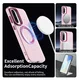 Samsung Galaxy A56 / A36 Hoesje MagSafe Backcover Semi-Transparant & Roze afbeelding 6
