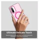 Samsung Galaxy A56 / A36 Hoesje MagSafe Backcover Semi-Transparant & Roze afbeelding 9