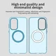 Samsung Galaxy A56 / A36 Hoesje MagSafe Backcover Semi-Transparant & Blauw afbeelding 9