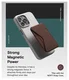 MOFT MOVAS Snap-On MagSafe Kaarthouder Vegan Leer Pasjeshouder Bruin afbeelding 4