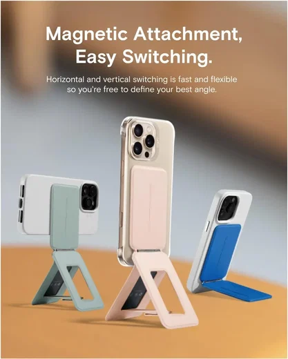 MOFT MOVAS MagSafe Telefoonhouder met Uitklapbare Tripod Standaard Bruin afbeelding 6