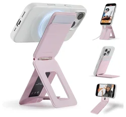 MOFT Tripod Wallet MOVAS MagSafe Kaarthouder met Uitklapbare Standaard Roze afbeelding