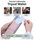 MOFT Tripod Wallet MOVAS MagSafe Kaarthouder met Uitklapbare Standaard Roze afbeelding 5