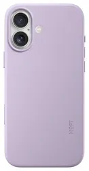 MOFT MOVAS Snap iPhone 17 Hoesje MagSafe Vegan Leer Back Cover Paars afbeelding