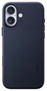 MOFT MOVAS Snap iPhone 17 Hoesje MagSafe Vegan Leer Back Cover Navy